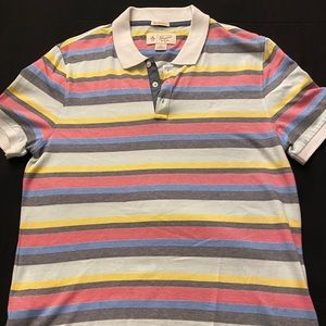 Original Penguin Short Sleeve Polo. Size Large. Multi-color